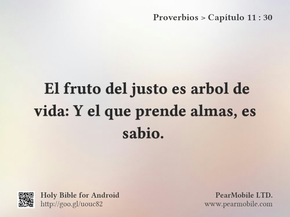 Proverbios, Capítulo 11:30